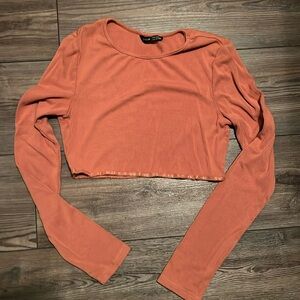 SHEIN Orange cropped top